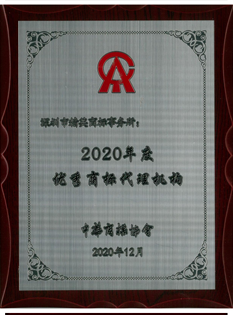 2020年，-精英商標所被中華商標協(xié)會評為“2020年度優(yōu)秀商標代理機構(gòu)”；.png